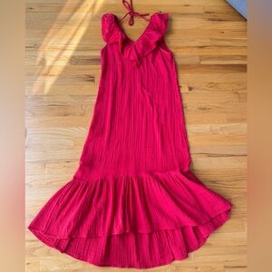 Vineyard Vines Red Maxi Dress Size Small